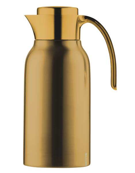 Helios Isolierkanne "Meeting" 1,5 l, H 26,5 cm, ca. 12 Tassen, Edelstahl, Gold Optik 1 ST