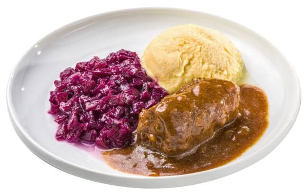 Rinderroulade in Sauce