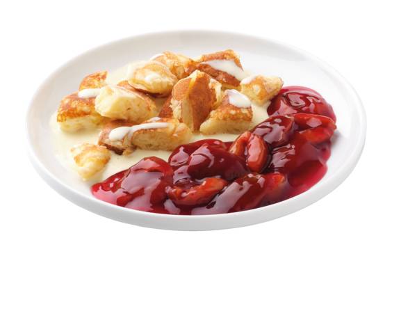 Kaiserschmarrn mit Vanillesauce