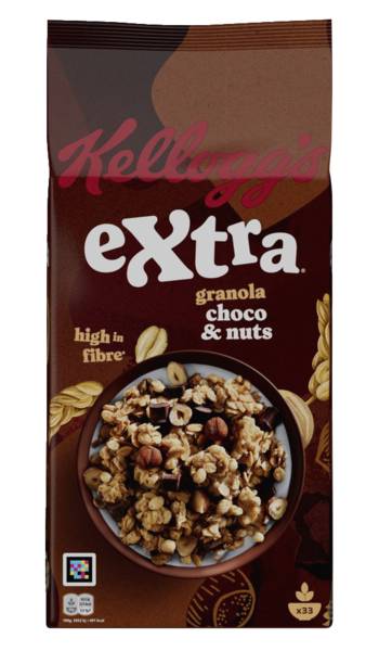 Kelloggs Granola Extra Choco&Nuts, 1,5 KG/BT