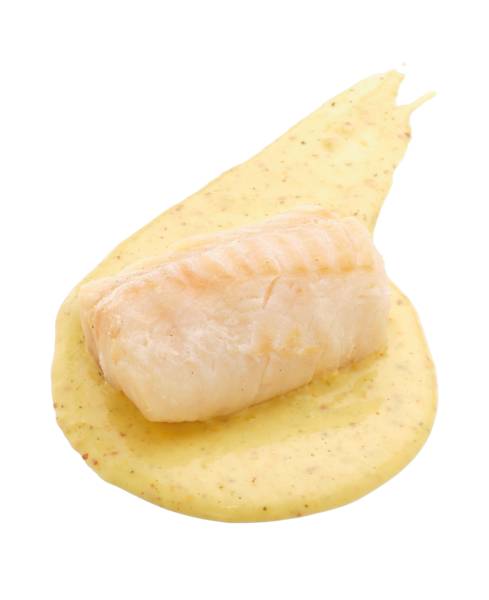 TK HI TASTE Kabeljau in Senfsauce, 24x240g, 24 PO/KT Kabeljau in Senf-Sahne-Sauce, im Beutel, tiefgefroren