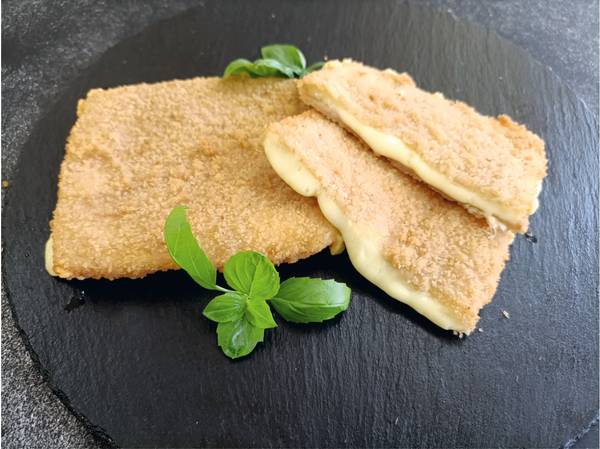 Mr Aves Ser Gouda panierowany, ok. 120g, wym. ok. 11x8,5cm, gr. ok. 1 cm, 0,96 KG/PA