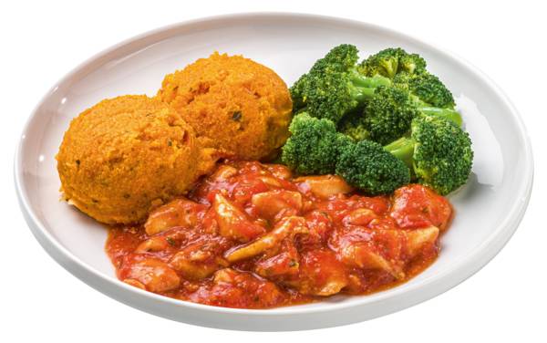 Hähnchenbrust in Tomatensauce