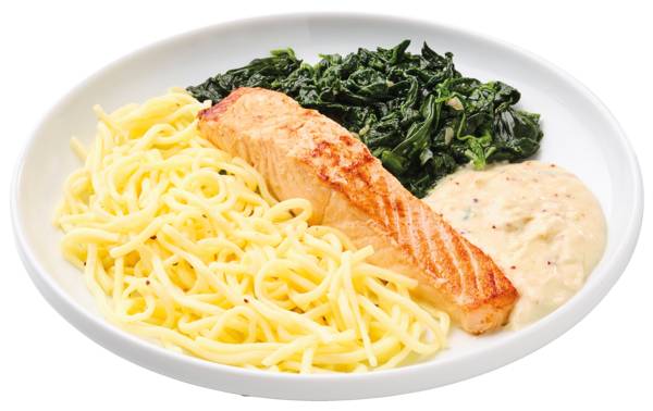 Lachs in Dijon-Senfsauce