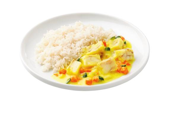 Fischragout mit Gemüsesauce