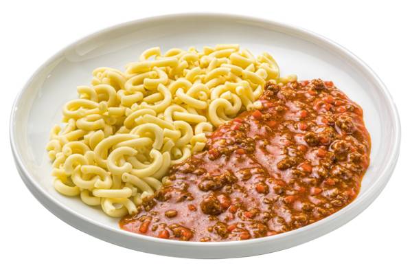 Gabelspaghetti mit Bolognesesauce