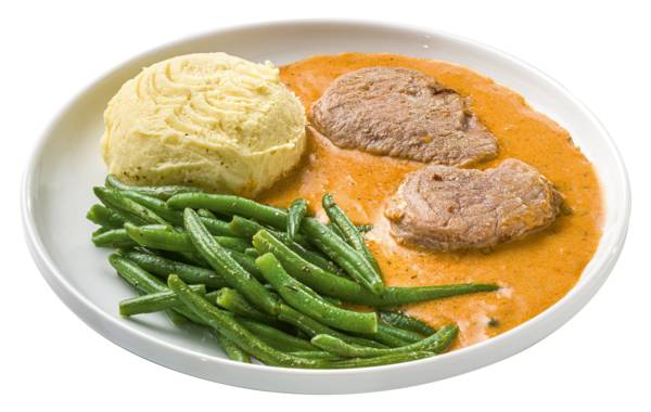 Schweinemedaillons in Pfeffersauce
