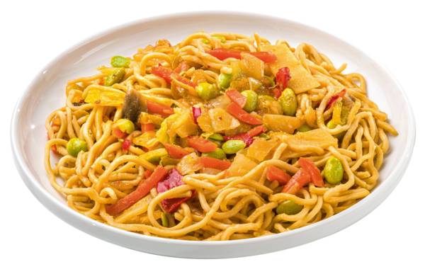 Bami Goreng Nudeln in Sojasauce mit Gemüse