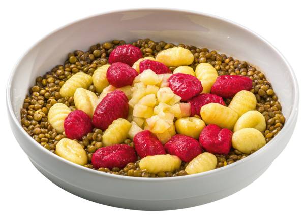 Gnocchi-Duett auf Berglinsen