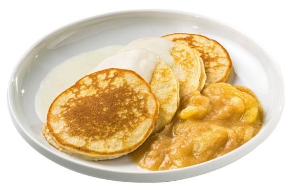 4 kleine Pfannkuchen