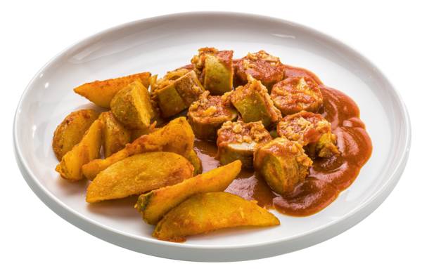Currywurst mit Currysauce