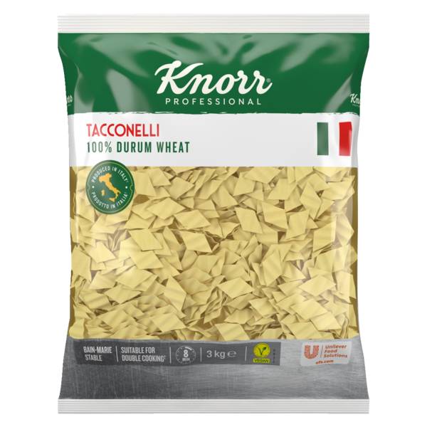 PL Knorr Makaron łazanki falowane, Tacconelli, 3 KG/TB