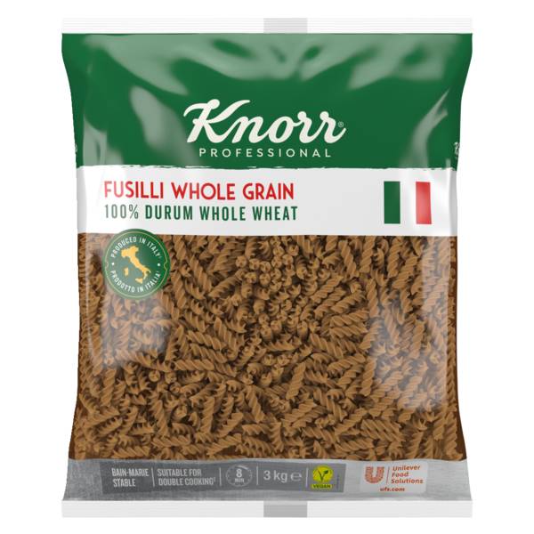 Knorr Professional Makaron świderki, pełnoziarnisty, (70211) 3 KG/TB