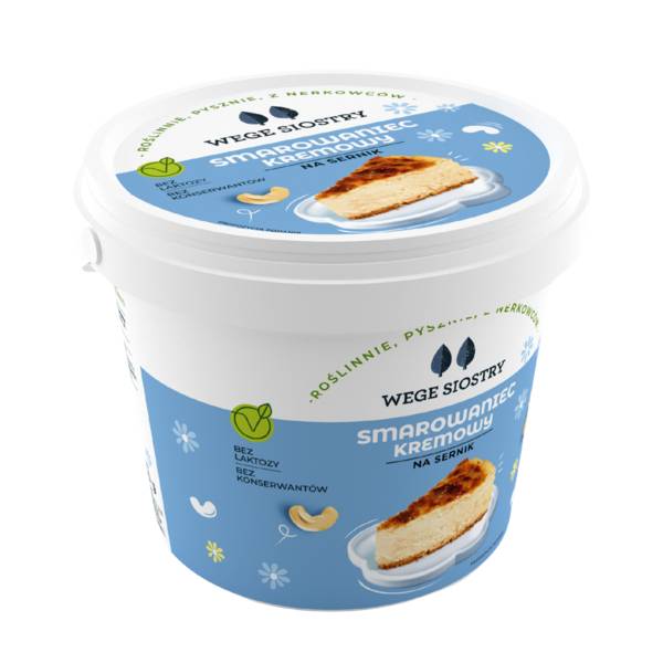 Wege Siostry Smarowaniec kremowy na sernik, z nerkowca, 750 GR/ST