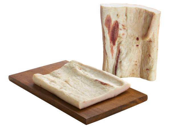 Veroni Lardo, włoska słonina wieprzowa, przetworzona, solona, z grzbietu, ok. 2 KG/PR , połówka, vacuum,