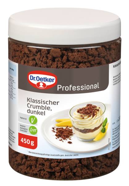 Dr.Oetker Klassischer Crumble dunkel (1-39-252378) 0,45 KG/PK