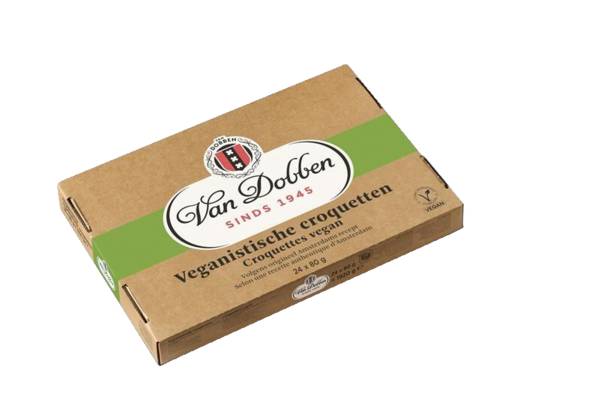 DV van Dobben veganistische croquetten 80 gram per stuk 24 ST/DS