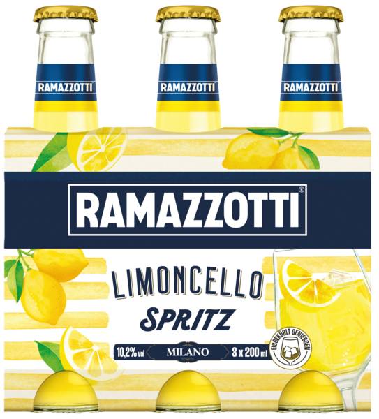 Amaro Ramazzotti Limoncello Spritz 3er 10% EW 0,2 L/FL