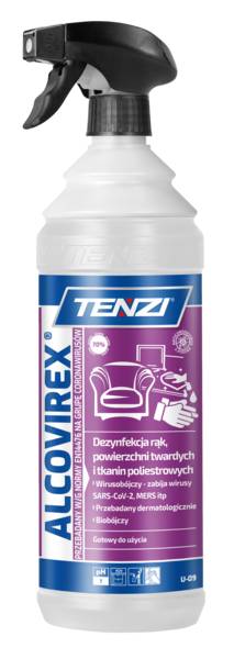 Tenzi Alcovirex 1 l, wirusobójczy płyn do dezynfekcji rąk i powierzchni Alc. 70%, 1 BU , nr kat. WUU009A001BD000