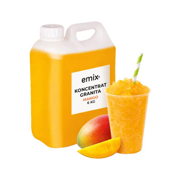 Emix Koncentrat płynny do granitora o smaku mango 6 KG/KN