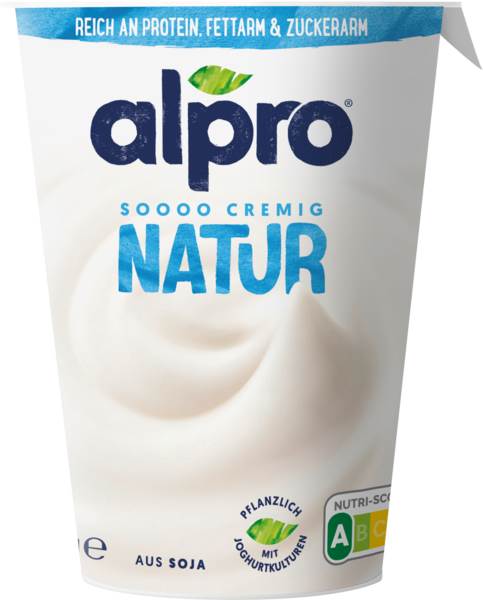 Alpro Soja-Joghurt Alternative Natur, 0,4 KG/BE