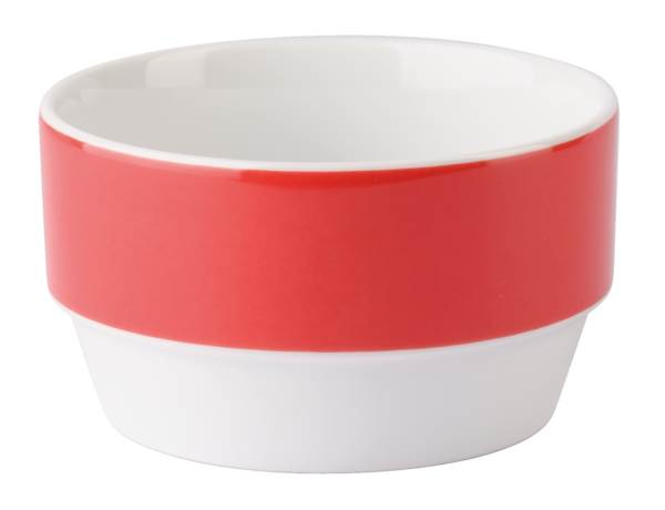 Base Elements Dessert- und Salatschale "Happy Colours", Ø 10,5 cm, H 6 cm, rot, 1 ST