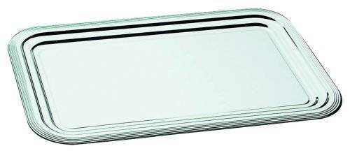 Fat med dekoration, 1/1 GN 53 x 32,5 cm, förkromat