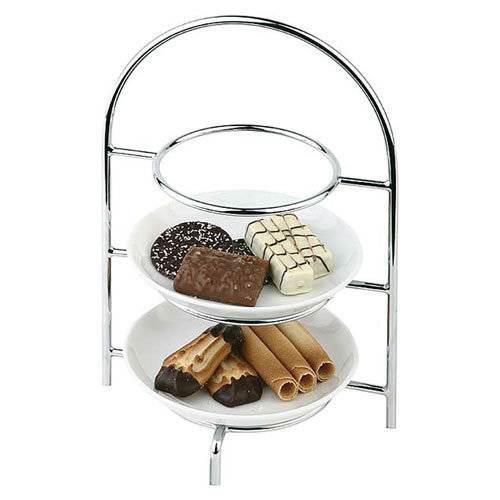 Serveringsstativ till 3 tallrikar max Ø17cm, 18,5x16cm, H26cm (utan tallrikar)