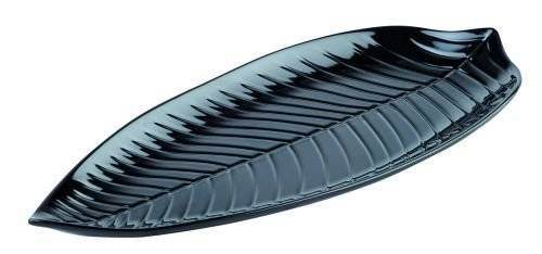 Melamin fat bladformat, 45x24cm, H3cm, svart