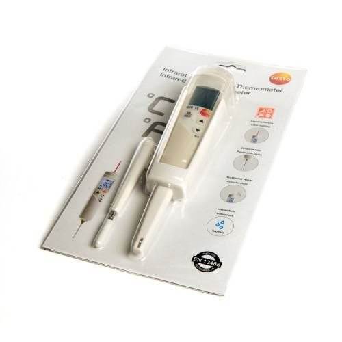 Digital termometer, Testo 826-T4 infraröd + sticka, -50 till +300 C