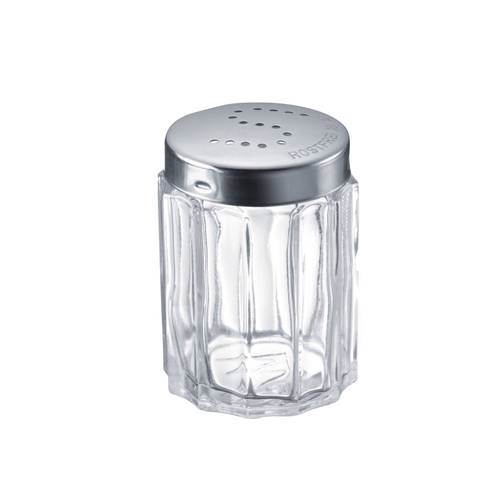 Saltströare Traditionell i glas/rostfritt stål, 50 ml