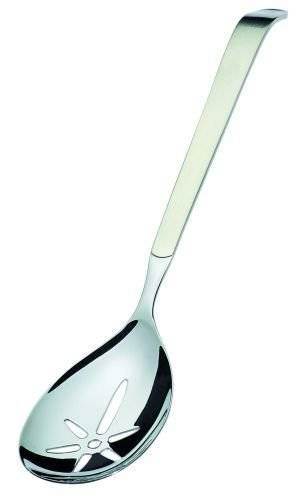 Chafing Dish sked med hål 31 cm, frostat handtag, rostfritt 18/10 stål