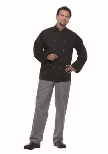 Kockjacka Basic, svart, strl S, 65% polyester, 35% bomull