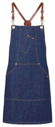 Förkläde Denim X-style m/bälte, m/2 fickor, B68 x L80 cm, 100% bom