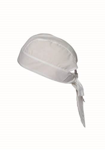 Bandana Alex, vit, one size, 50/50% poly/bom