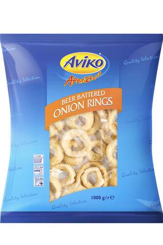 Løgringe, øldej, "thin cut", 1 kg