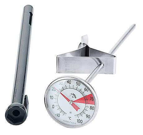 Termometer Barista, rostfritt stål -15° +100° L16,5 cm topp diameter 4 cm