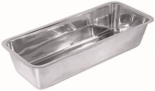 Brödform 2 l, L 30 cm , H 6,5 cm, 18/10 rostfritt stål