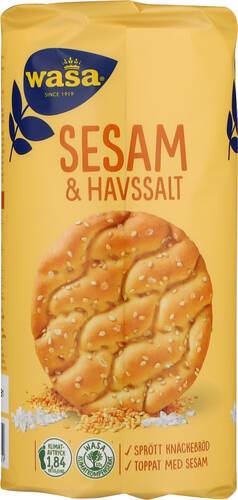 Wasa runda sesam & havssalt, 290 g