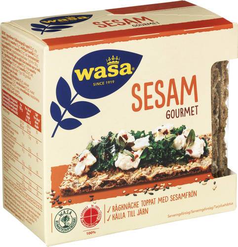 Wasa Knäckebröd Sesam Gourmet, 220 g