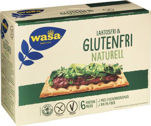 Knäckebröd, gluten och laktosfri, 240  g