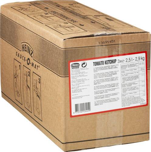 Tomatketchup sentomat, 3 x 2,5 l
