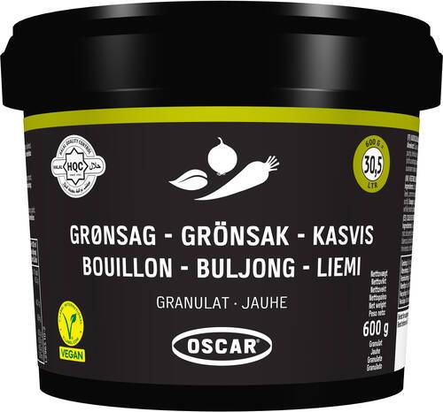 Grönsaksbuljong halal, granulat, 600 g