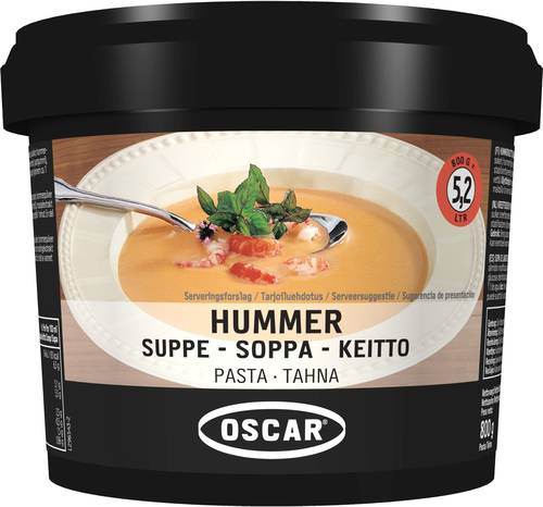 Hummersoppa, pasta, 5,2 l, 800 g