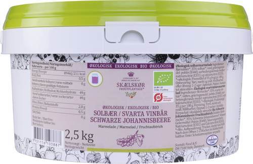 Svartvinbärsmarmelad, ekologisk, 2,5 kg