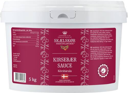 Körsbärssås, 5 kg
