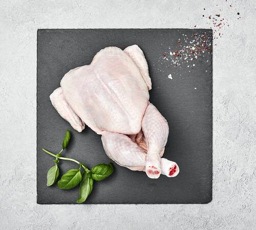 Hel kylling, klassisk, halal, ca. 1350 g, Danmark