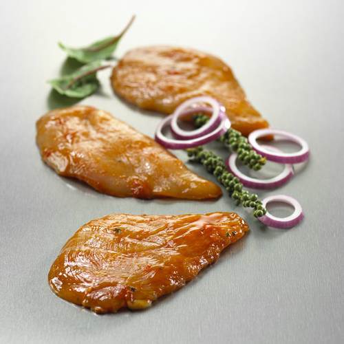 Kryddermarineret kyllingefilet, 13% lage, 90-120 g, halal, 2,5 kg