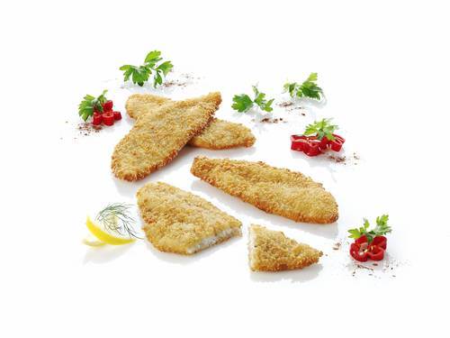 MSC Rödspättafilé panerad 40%, stekt, ca. 70-100 g, 5 kg