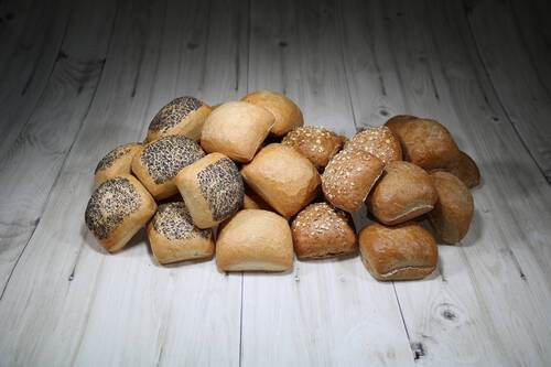 Blandade mini frallor, 4 sorter, 200 x 40 g